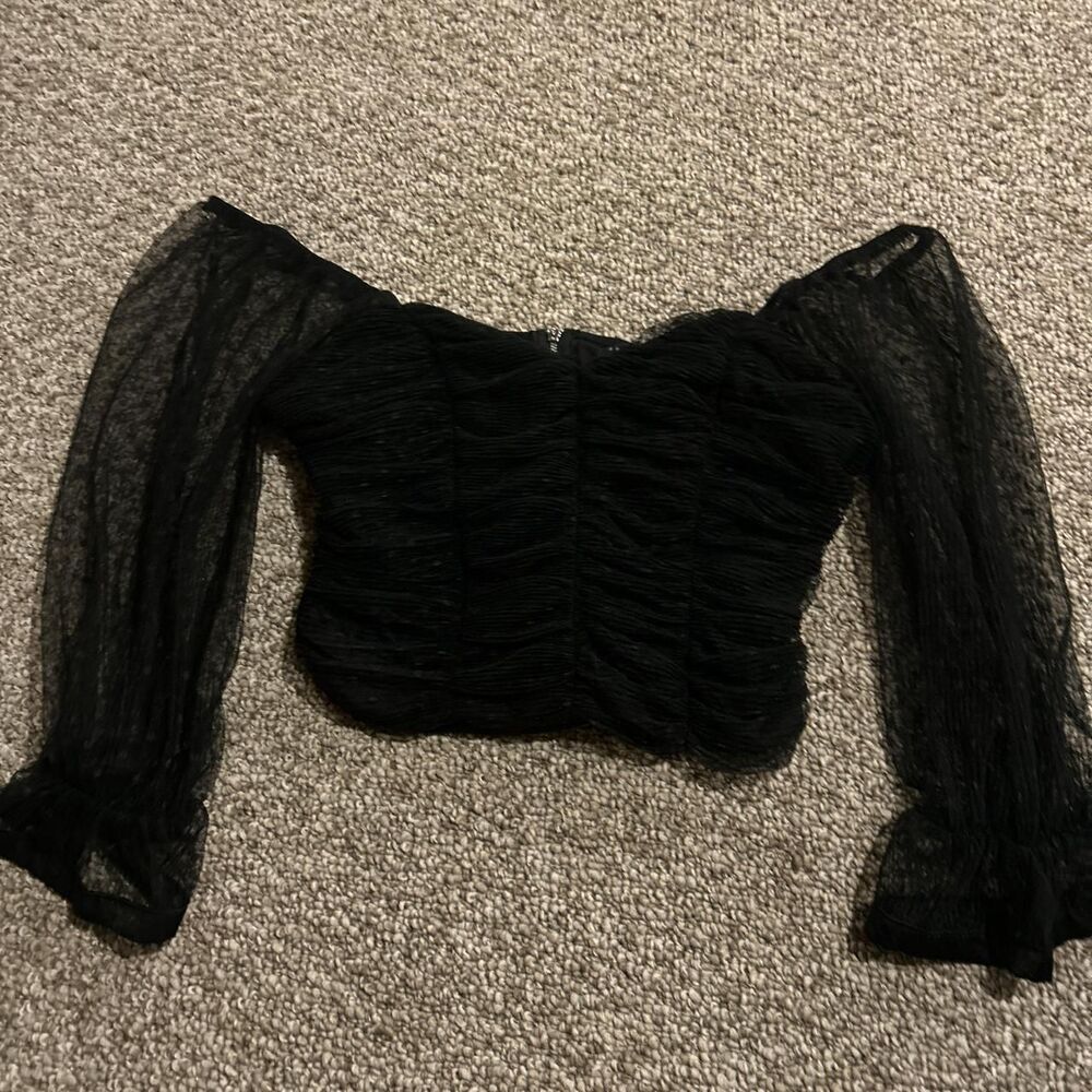 Unbranded Women's Black Crop-top